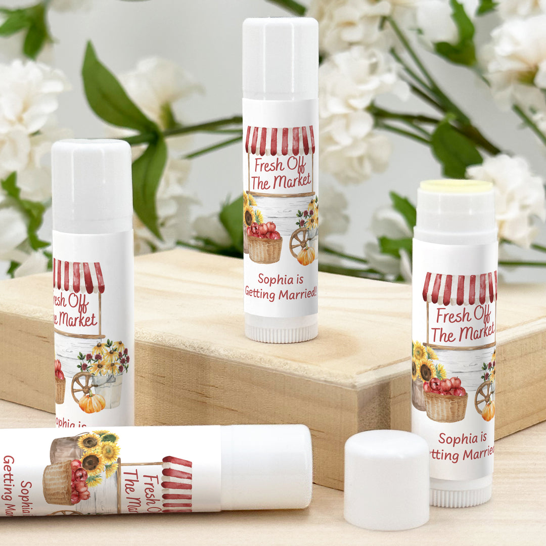 Fall Fresh Off the Market, Bridal Shower Lip Balm