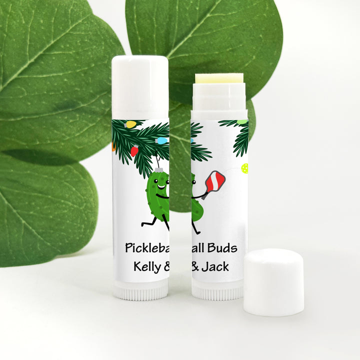 Pickleball Gift, Pickleball Christmas Party Favor, Pickleball Stocking Stuffer, Personalized Lip Balm Gift, Lip Balm Party Favor