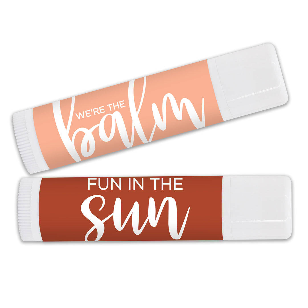 Personalized Lip Balm Favor, Bridal Shower Favors, Wedding Favors, You're the Balm, Our Love is the Balm, Custom Lip Balm