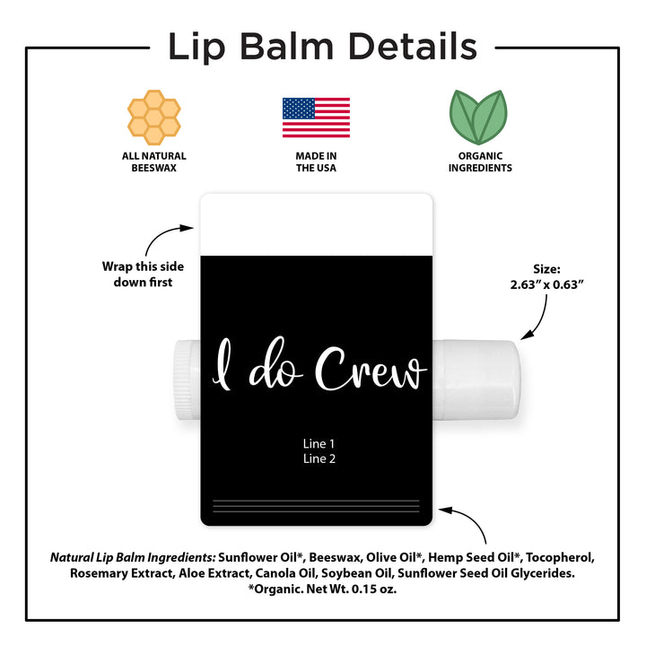 Personalized Lip Balm Favor, Bachelorette Party Favors, Bridesmaid proposal gift, Bride Tribe, Bride Squad, Let's Get Balmed
