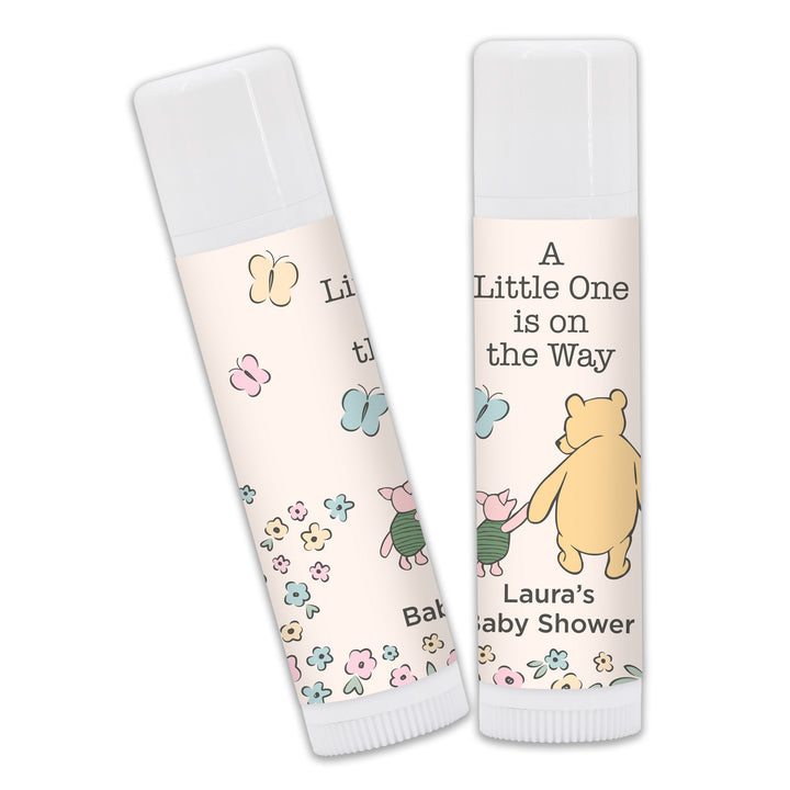 Classic Winnie the Pooh Baby Shower Favor, Lip Balm Favors, Baby Shower Boy, Baby Shower Girl