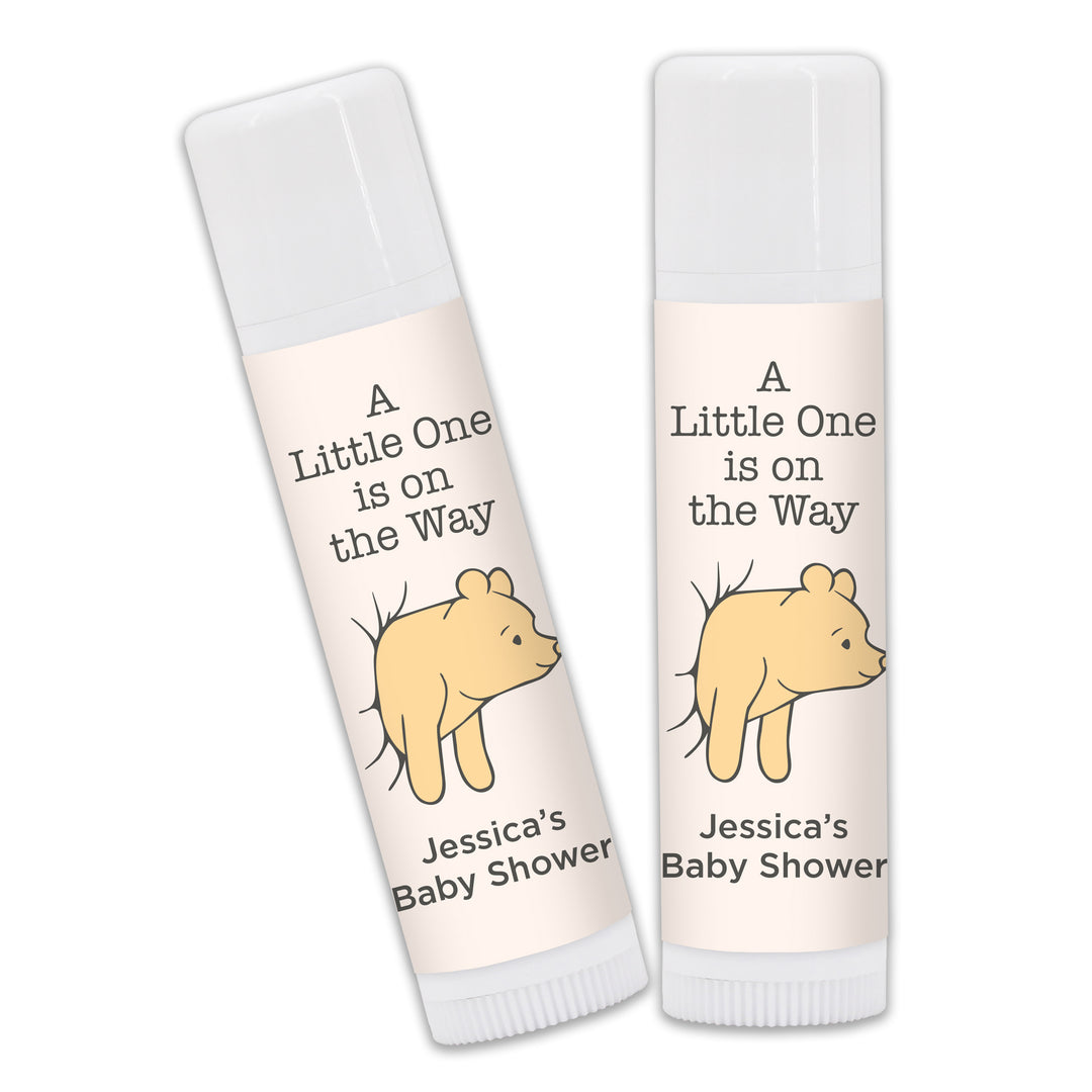 Classic Winnie the Pooh Baby Shower Favor, Lip Balm Favors, Baby Shower Boy, Baby Shower Girl, Pooh Stuck