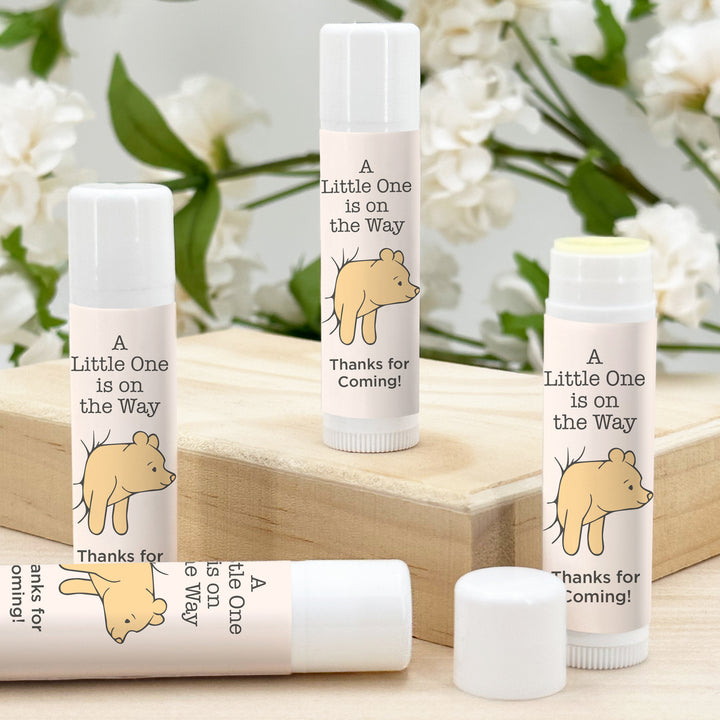 Classic Winnie the Pooh Baby Shower Favor, Lip Balm Favors, Baby Shower Boy, Baby Shower Girl, Pooh Stuck