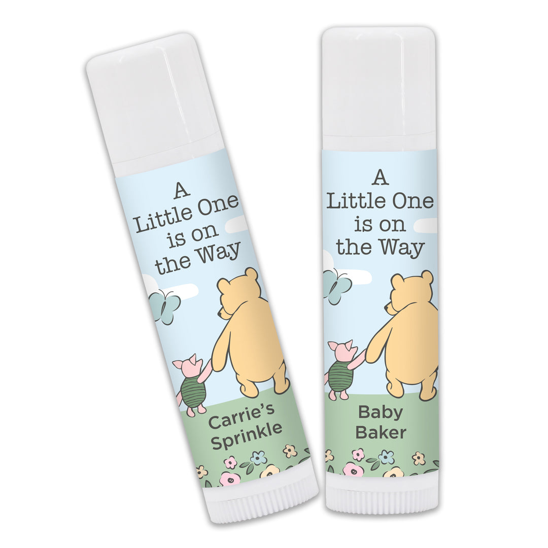 Classic Winnie the Pooh Baby Shower Favor, Pooh and Piglet Blue Skies, Lip Balm Favors, Baby Shower Boy, Baby Shower Girl