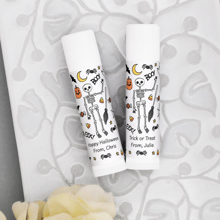 Halloween Lip Balm Favors, Trunk or Treat Gifts, Halloween Classroom Treats, Halloween Doodle