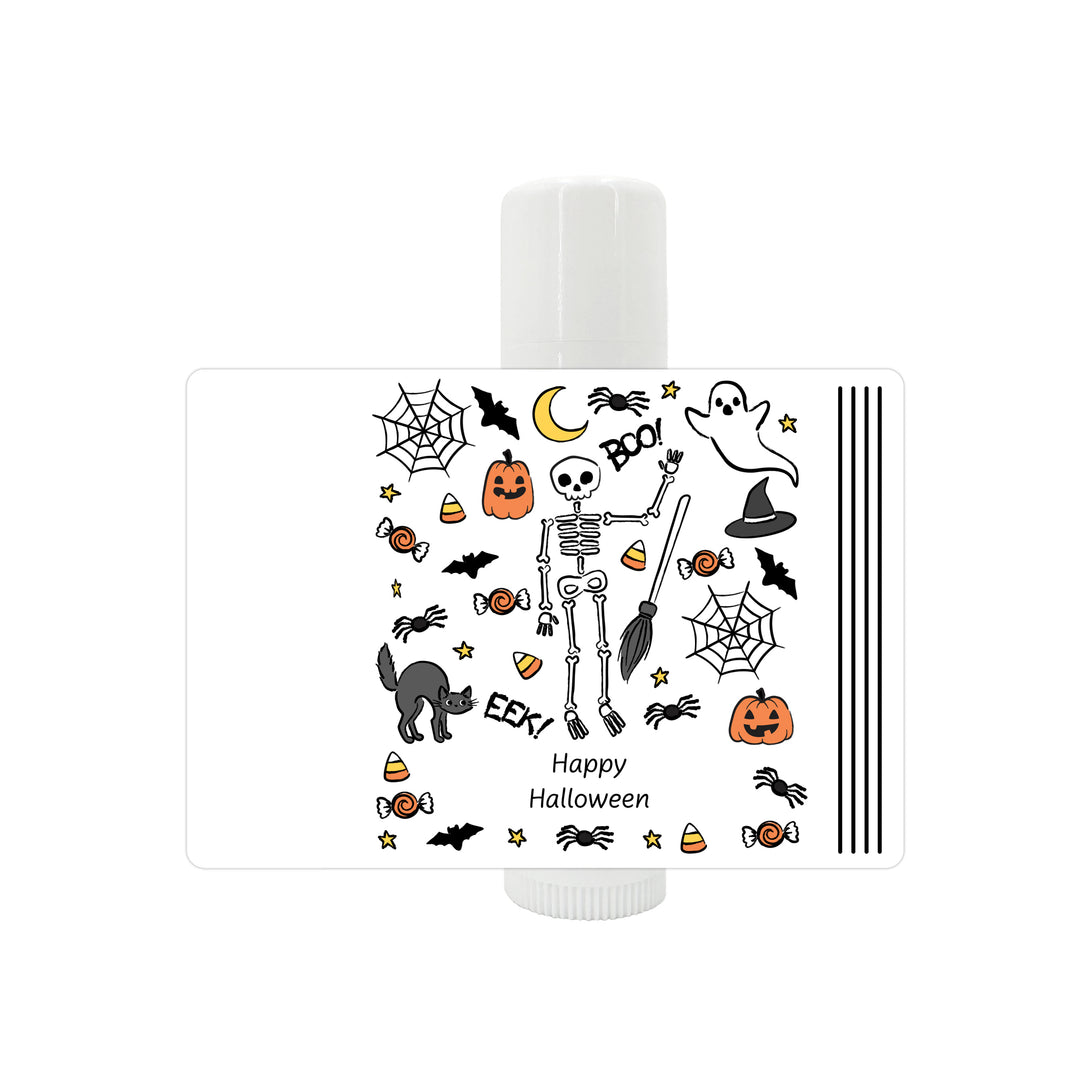 Halloween Lip Balm Favors, Trunk or Treat Gifts, Halloween Classroom Treats, Halloween Doodle