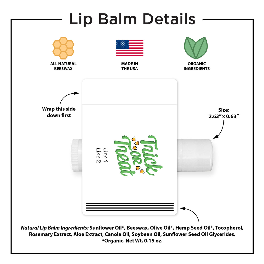 Halloween Lip Balm Favors, Trunk or Treat Gifts, Halloween Classroom Treats, Spooky Season