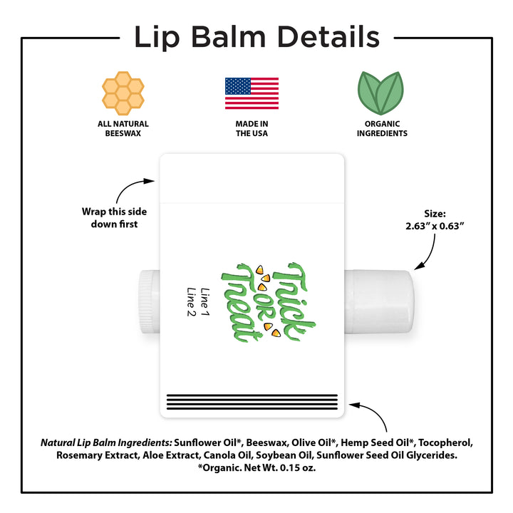 Halloween Lip Balm Favors, Trunk or Treat Gifts, Halloween Classroom Treats, Spooky Season