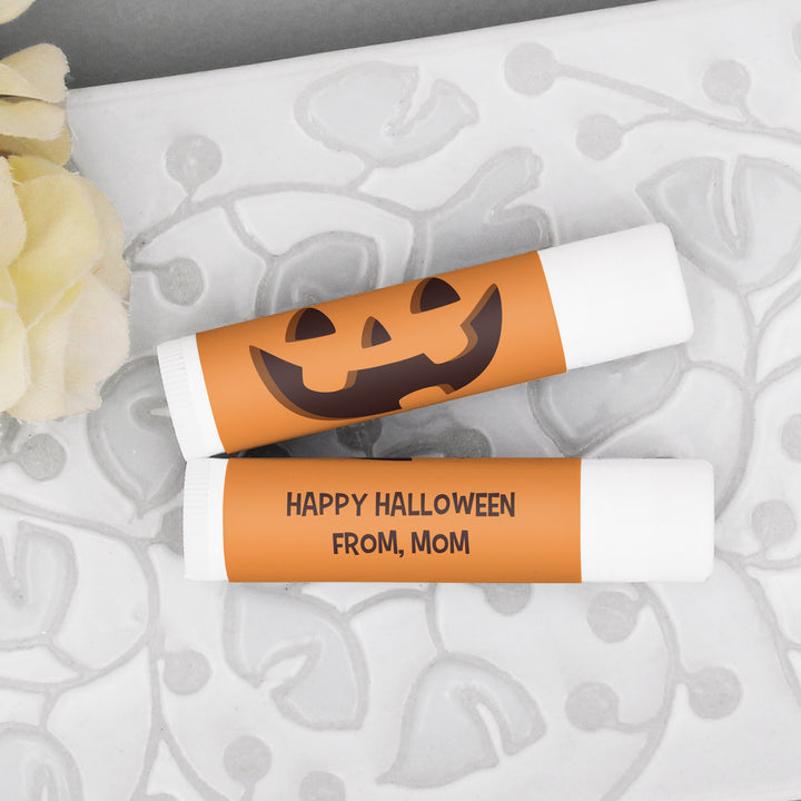 Halloween Lip Balm Favors, Trunk or Treat Gifts, Halloween Classroom Treats, Jack-o-Lanterns