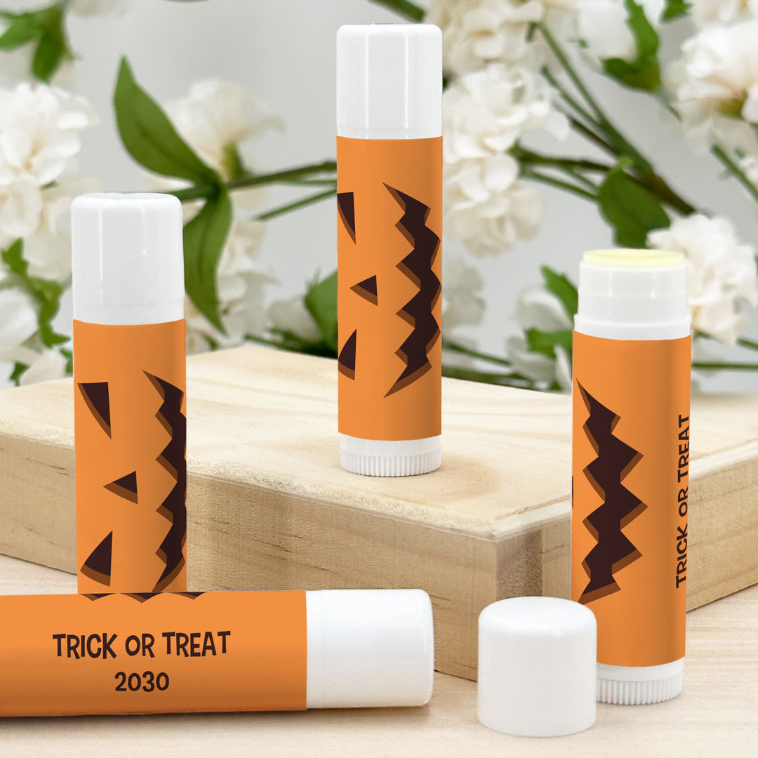 Halloween Lip Balm Favors, Trunk or Treat Gifts, Halloween Classroom Treats, Jack-o-Lanterns