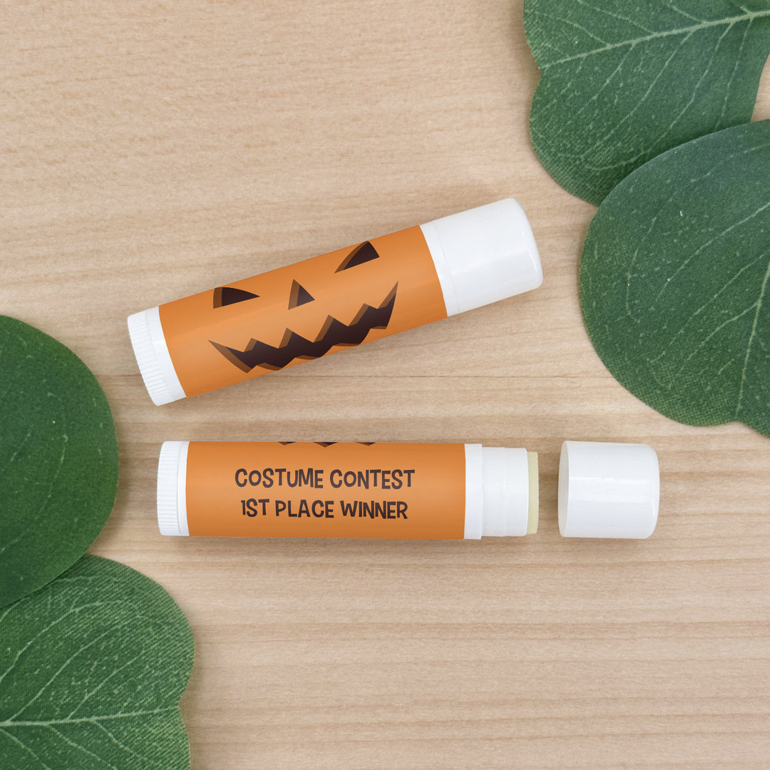 Halloween Lip Balm Favors, Trunk or Treat Gifts, Halloween Classroom Treats, Jack-o-Lanterns