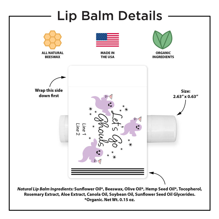 Halloween Lip Balm Favors, Trunk or Treat Gifts, Halloween Classroom Treats, Let&
