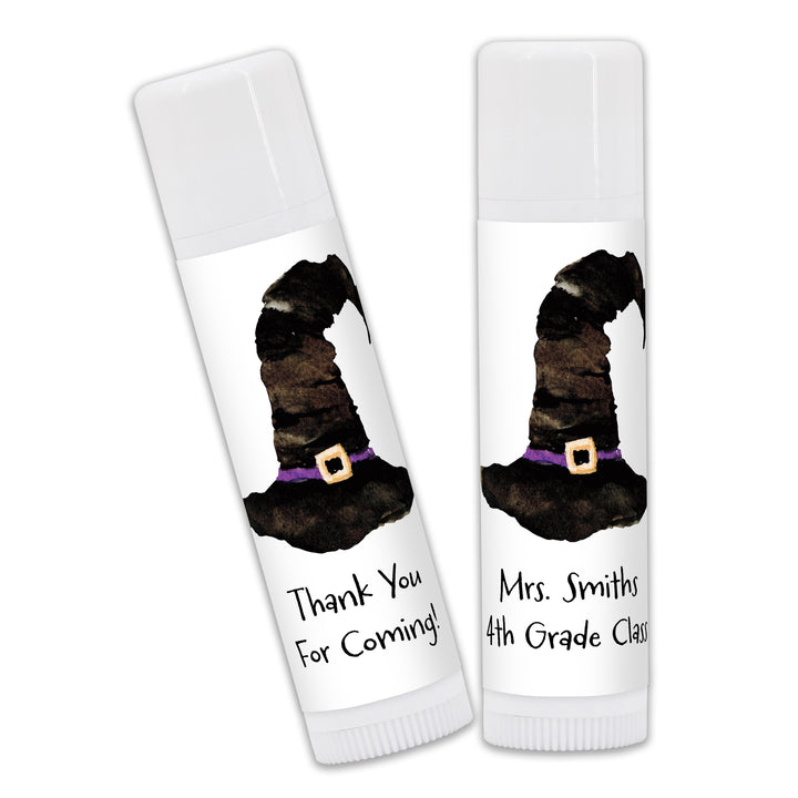 Halloween Lip Balm Favors, Trunk or Treat Gifts, Halloween Classroom Treats, Witch Hat