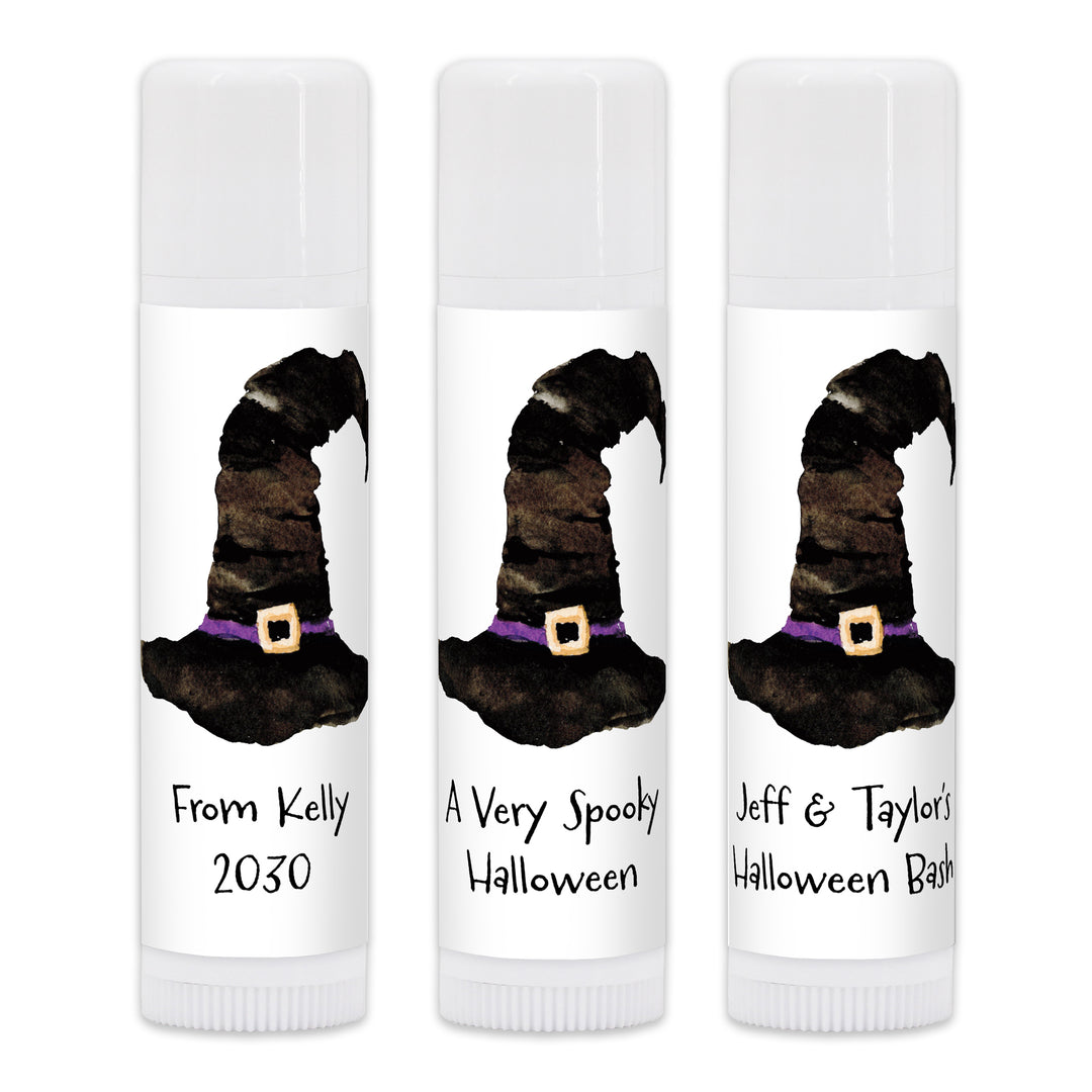 Halloween Lip Balm Favors, Trunk or Treat Gifts, Halloween Classroom Treats, Witch Hat