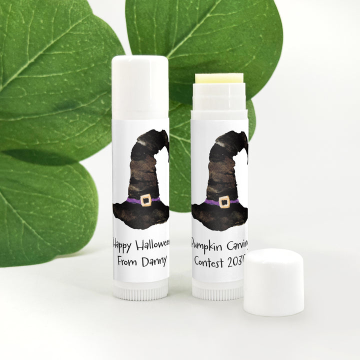 Halloween Lip Balm Favors, Trunk or Treat Gifts, Halloween Classroom Treats, Witch Hat
