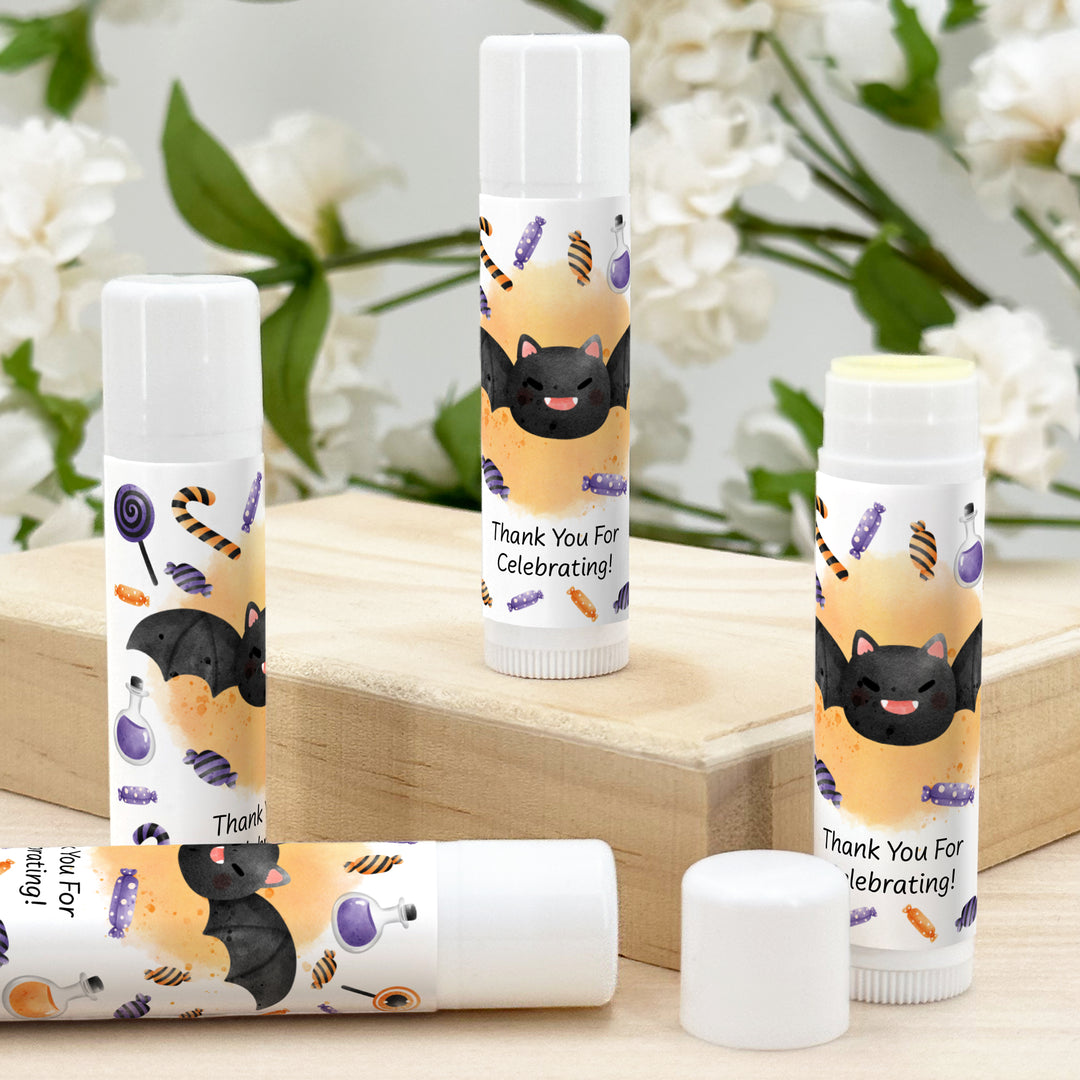 Halloween Lip Balm Favors, Trunk or Treat Gifts, Halloween Classroom Treats, Spooky Icons
