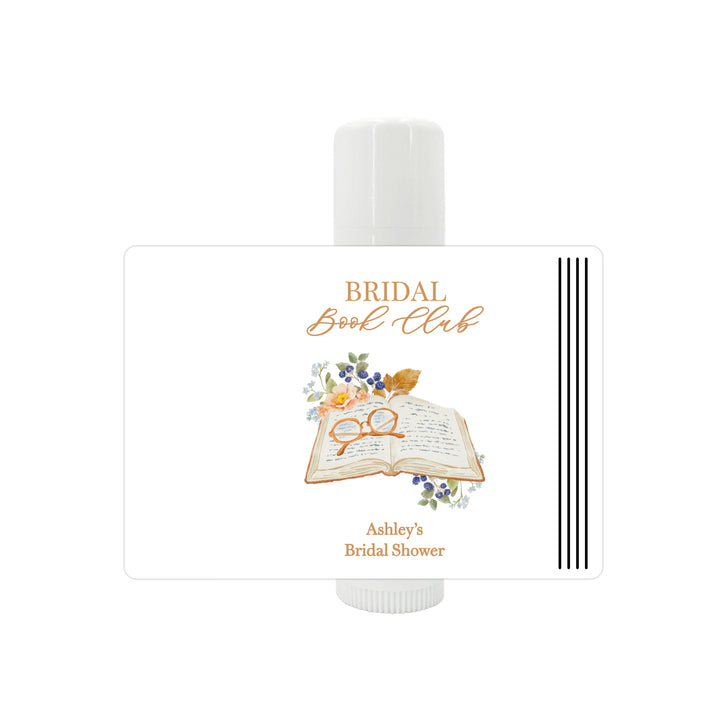 Book Theme Wedding Lip Balm Favors, Personalized Bridal Shower Favors, The Next Chapter, Book Themed Bridal Shower