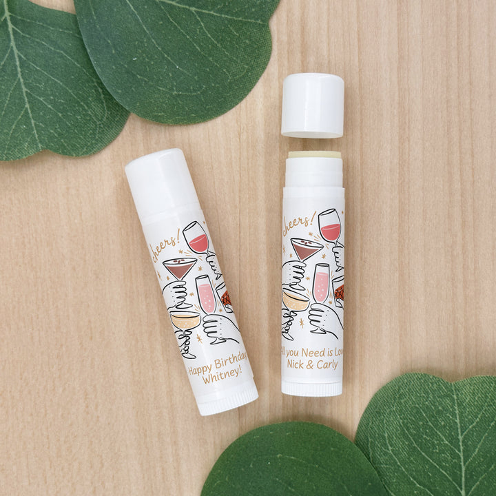 Cheers Cocktails Doodle, Lip Balm