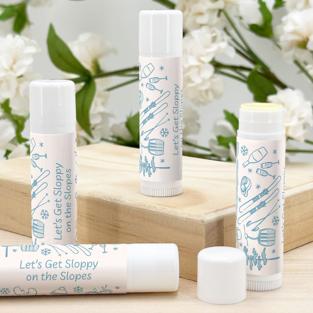 Hand Drawn Ski Bachelorette Lip Balm
