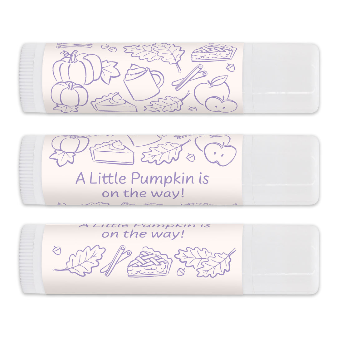 Fall Doodle Lip Balm, Bridal Shower, Friendsgiving, Baby Shower Party Favors