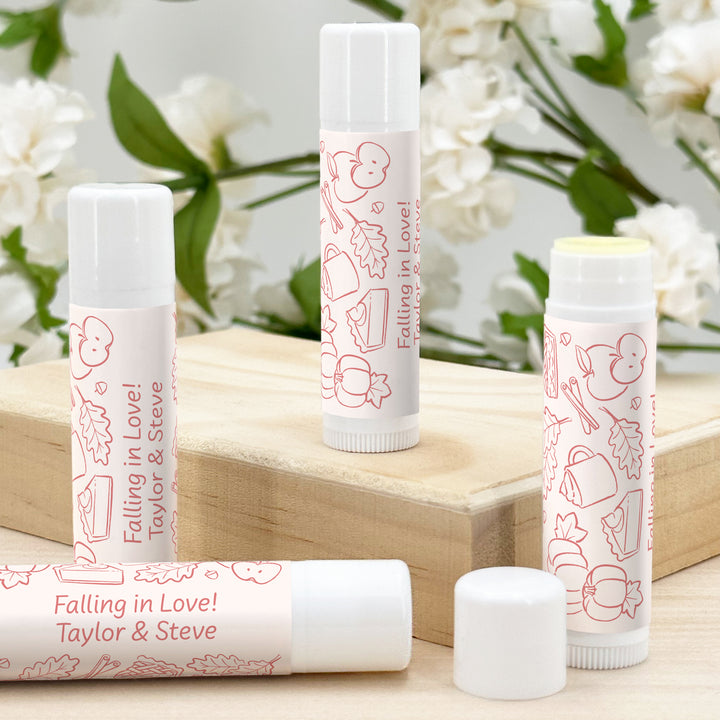 Fall Doodle Lip Balm, Bridal Shower, Friendsgiving, Baby Shower Party Favors