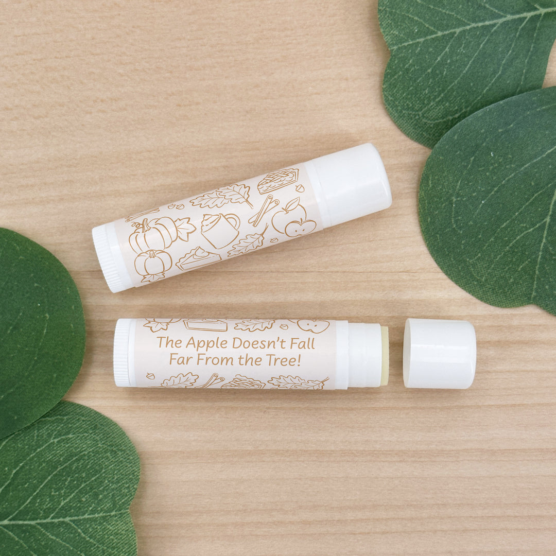Fall Doodle Lip Balm, Bridal Shower, Friendsgiving, Baby Shower Party Favors