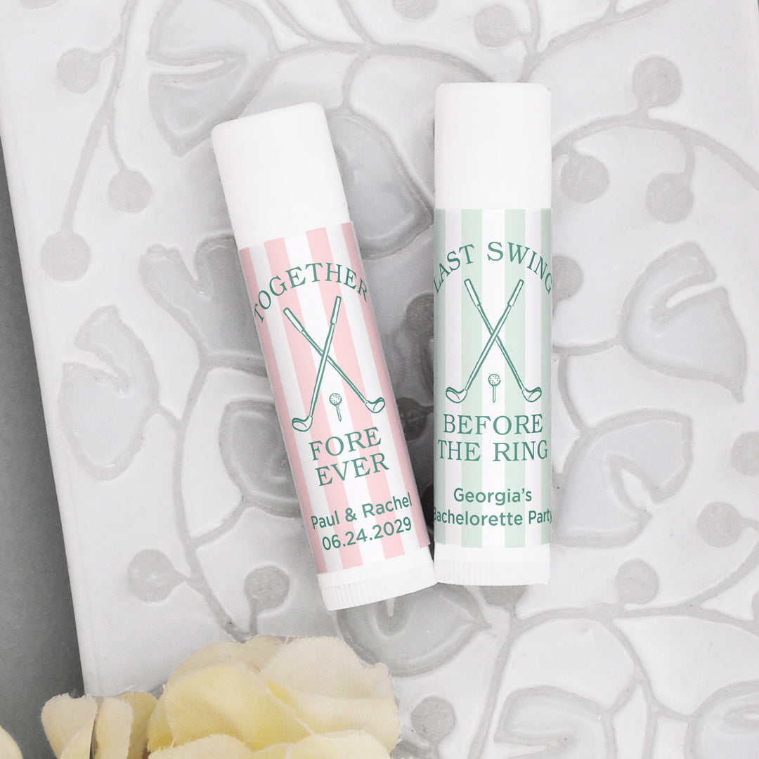 Last Swing Before the Ring, Golf Stripe Lip Balm