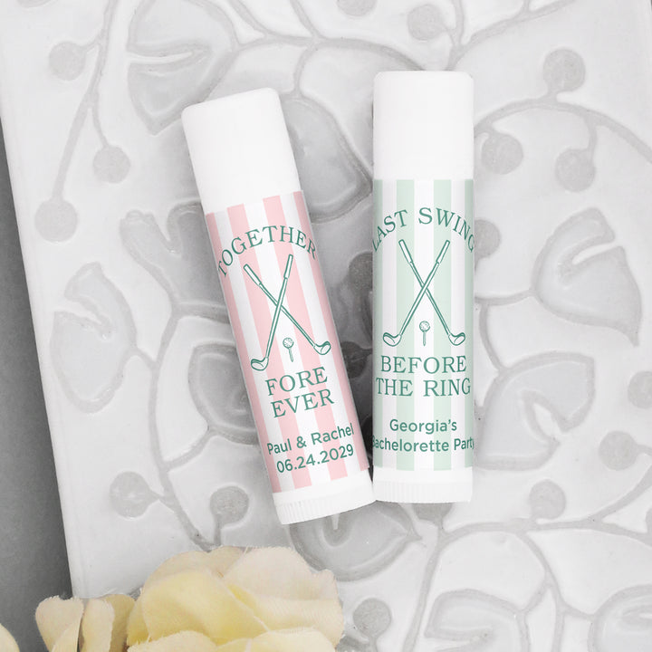 Last Swing Before the Ring, Golf Stripe Lip Balm