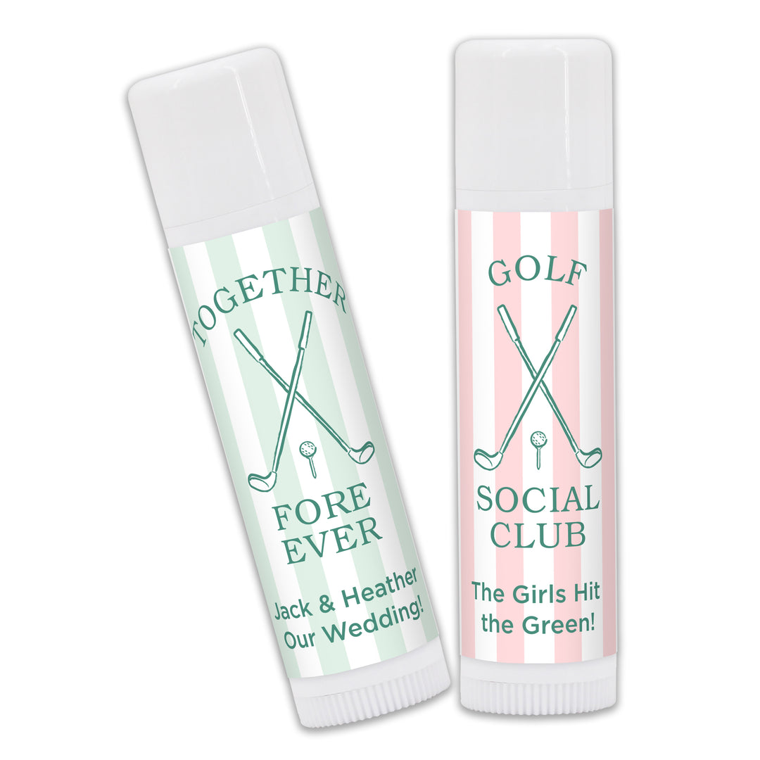 Last Swing Before the Ring, Golf Stripe Lip Balm