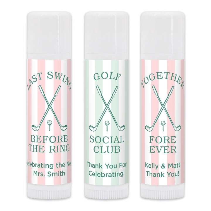 Last Swing Before the Ring, Golf Stripe Lip Balm