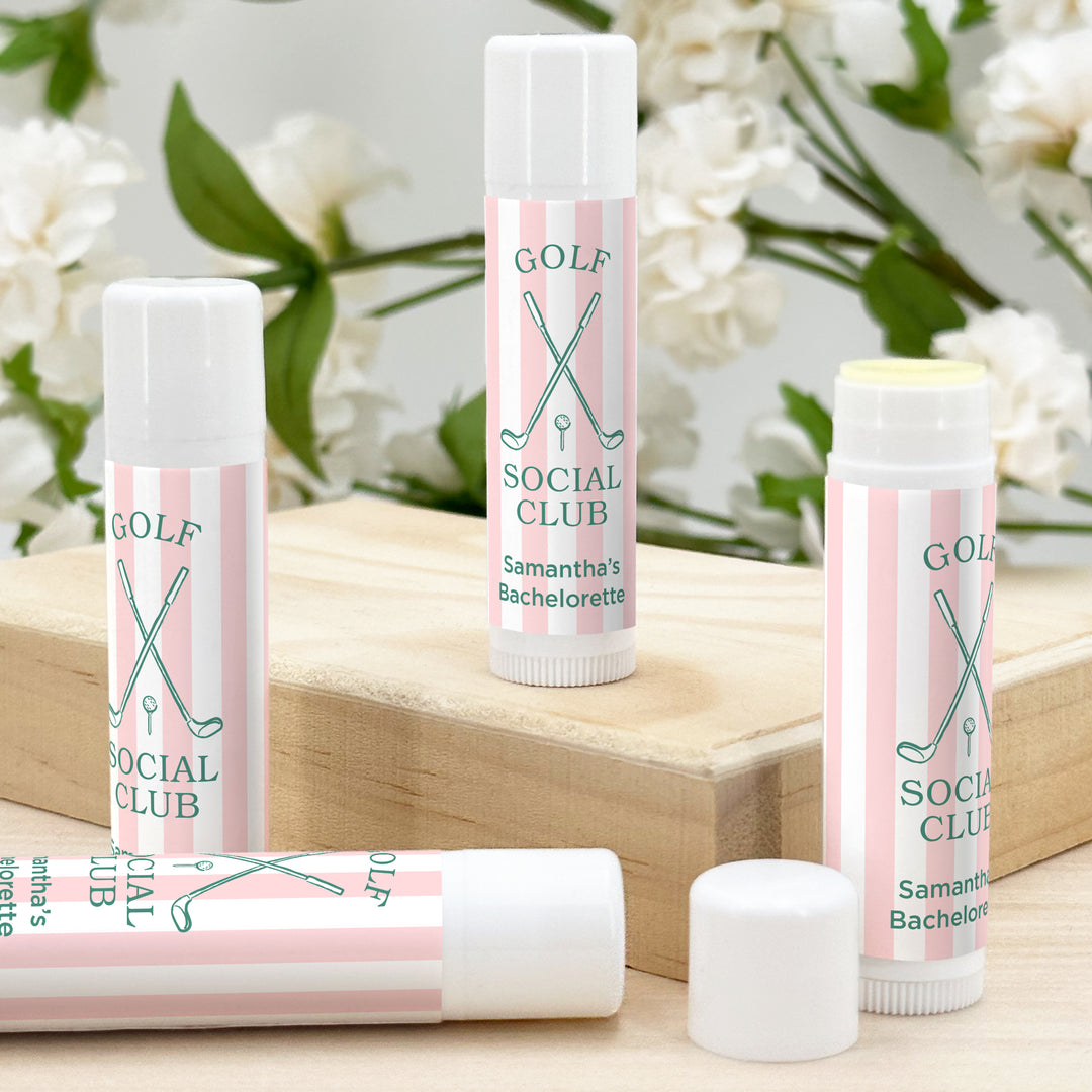 Last Swing Before the Ring, Golf Stripe Lip Balm