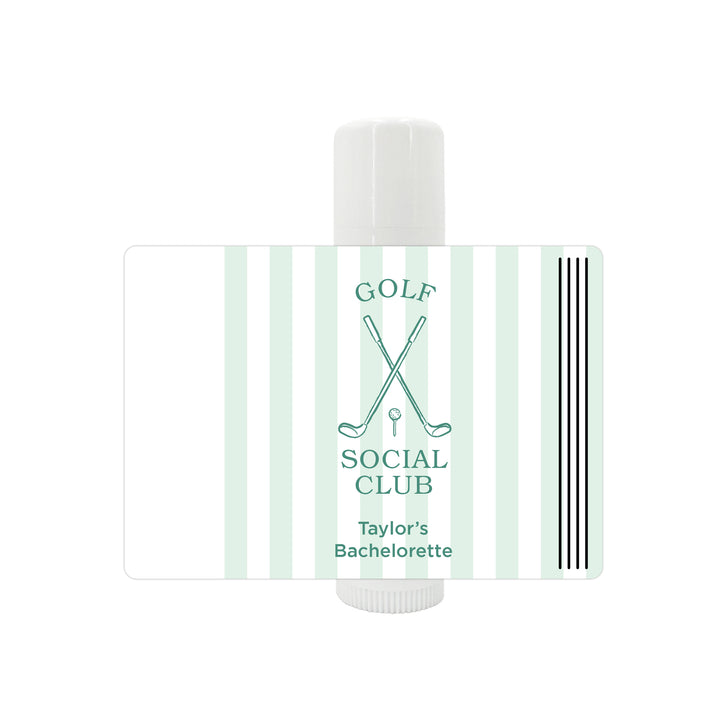 Last Swing Before the Ring, Golf Stripe Lip Balm