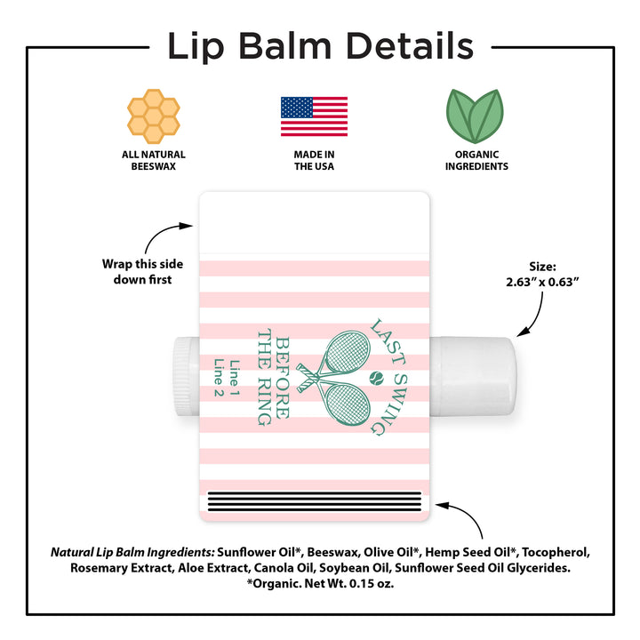 A Perfect Match, Tennis Stripe Lip Balm
