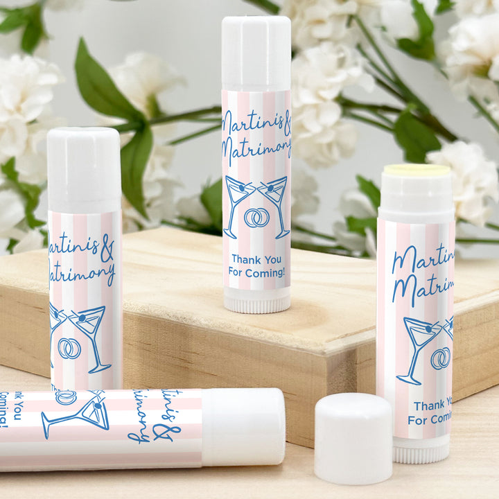 About Last Night, Last Toast on the Coast, Bachelorette Stripe Lip Balm