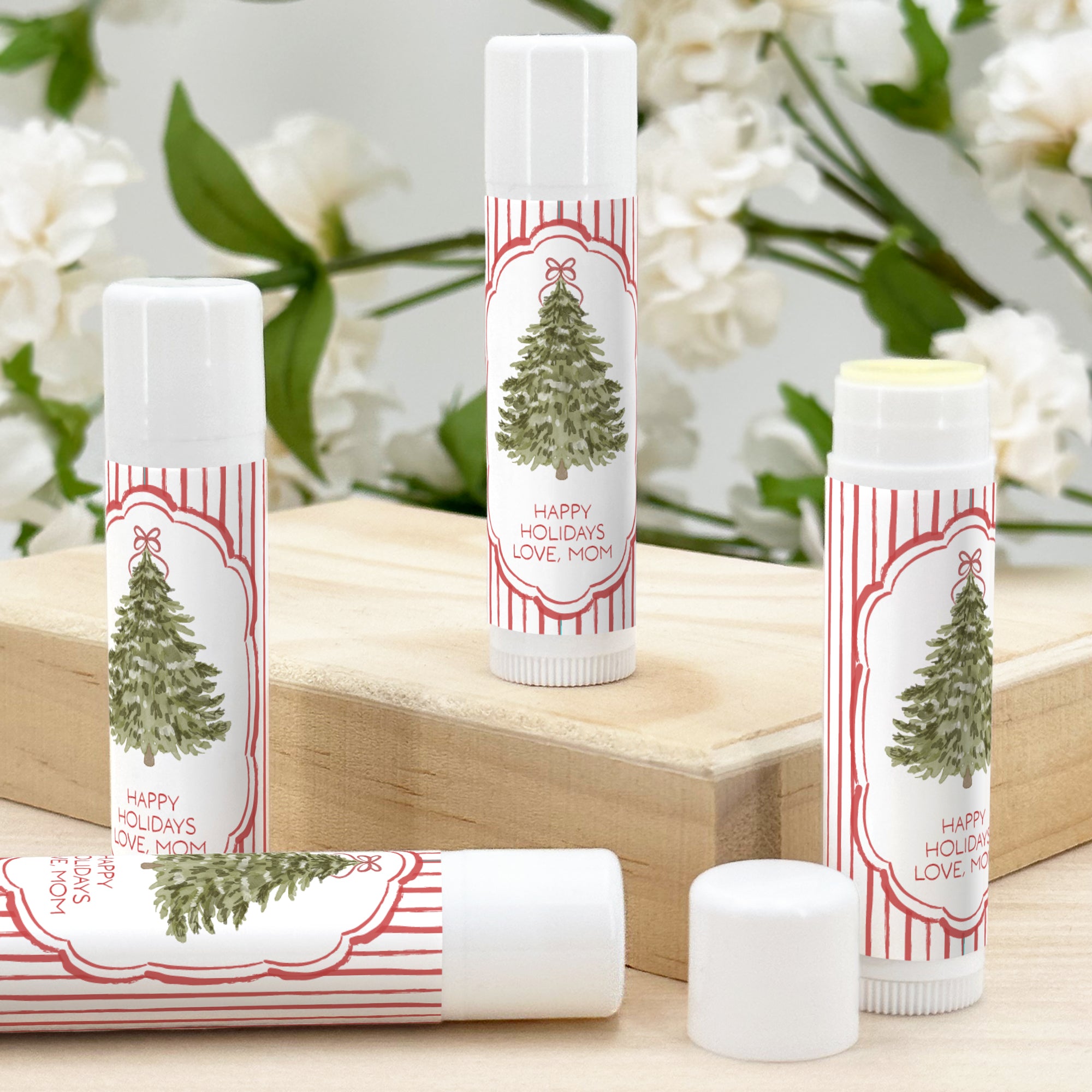 Christmas Tree Stripe, Lip Balm – Best Day Ever Spot