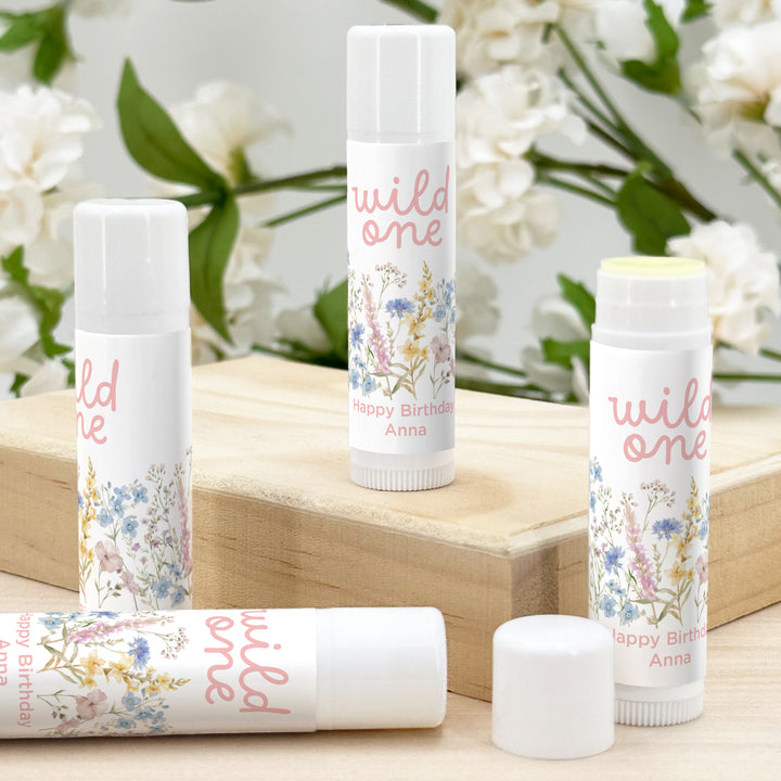 Little Wildflower Birthday, Wild One, Two Wild, Wild & Three, Birthday Lip Balm