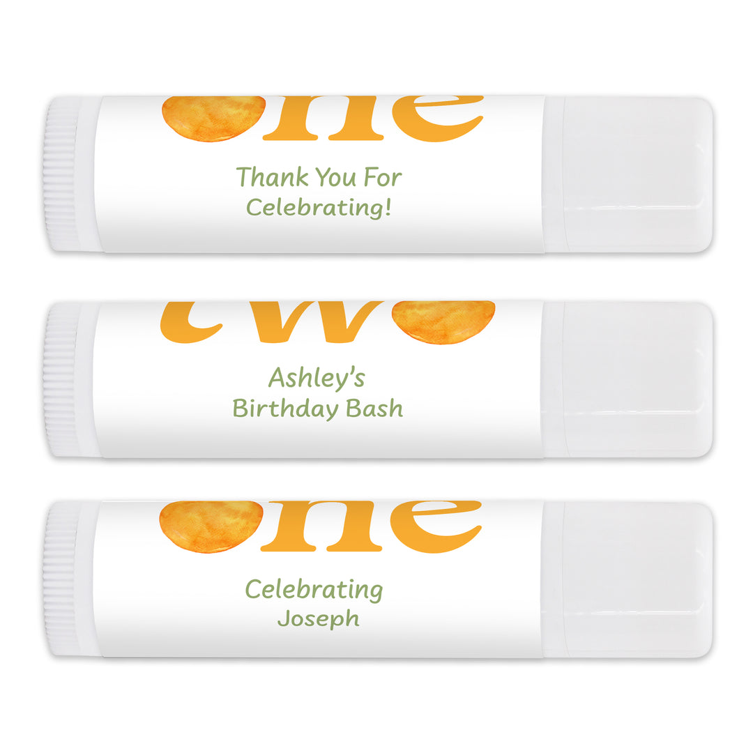 Little Cutie Birthday, Our Little Cutie is Turning One, Birthday Lip Balm