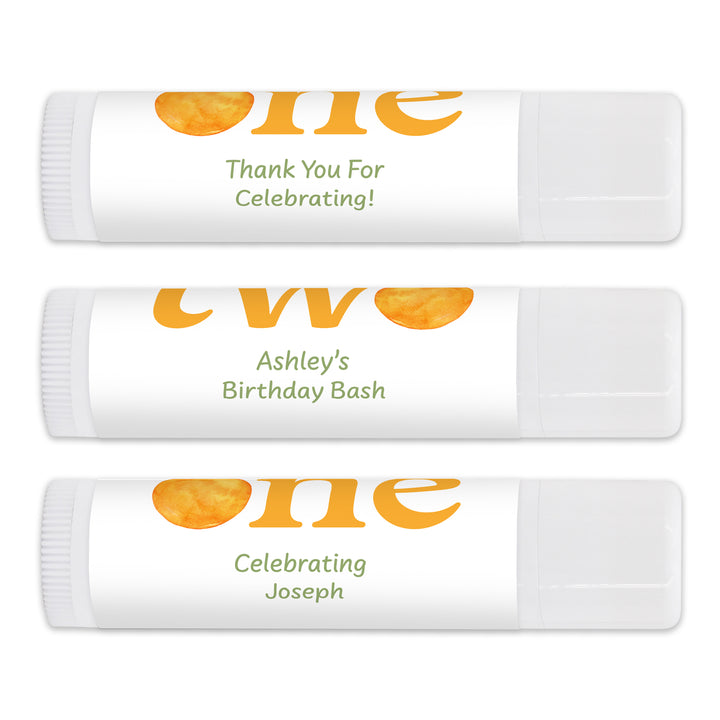 Little Cutie Birthday, Our Little Cutie is Turning One, Birthday Lip Balm