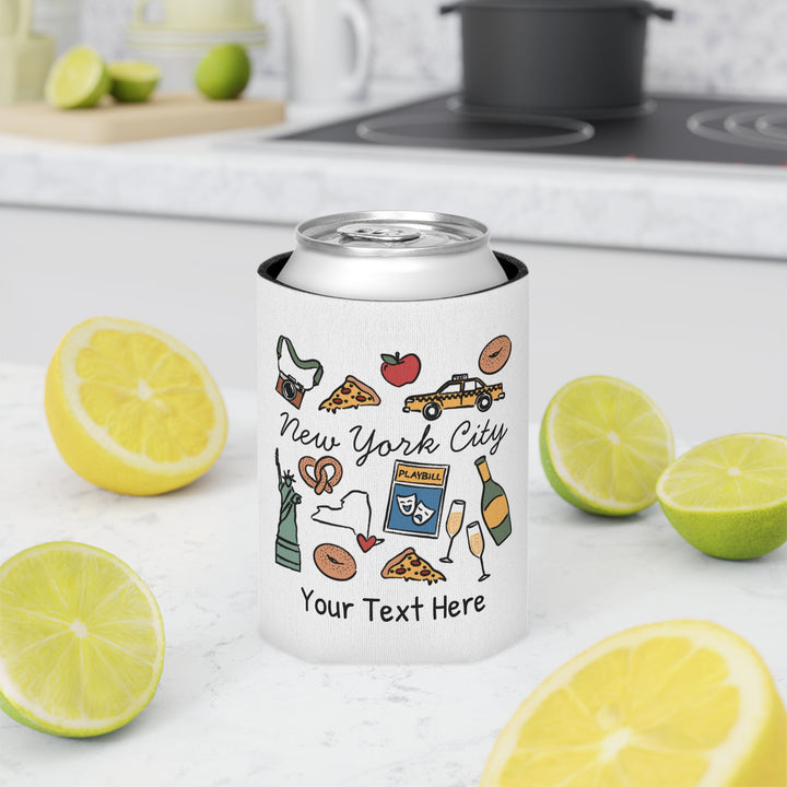 New York City Can Cooler — Personalized Bachelorette Party Can Cooler