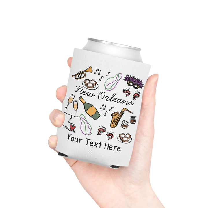 New Orleans Can Cooler — Personalized Bachelorette Party Can Cooler
