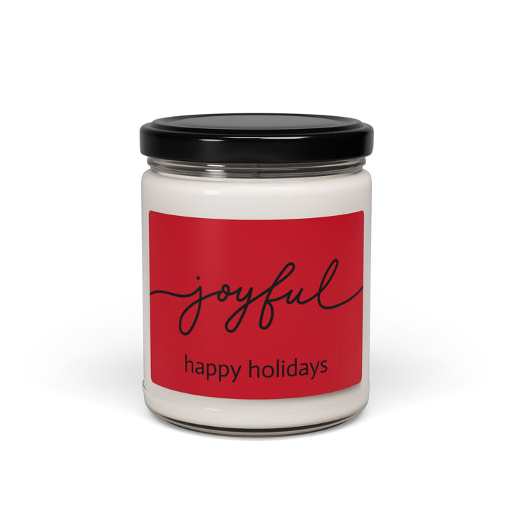 Joyful Holiday Scented Soy Candle - 9oz