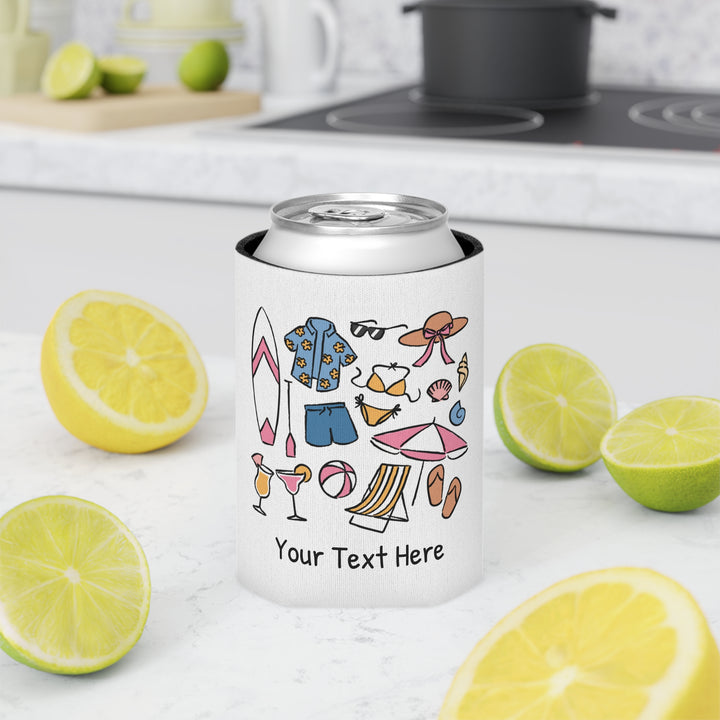 Beach Can Cooler — Personalized Bachelorette Party Can Cooler