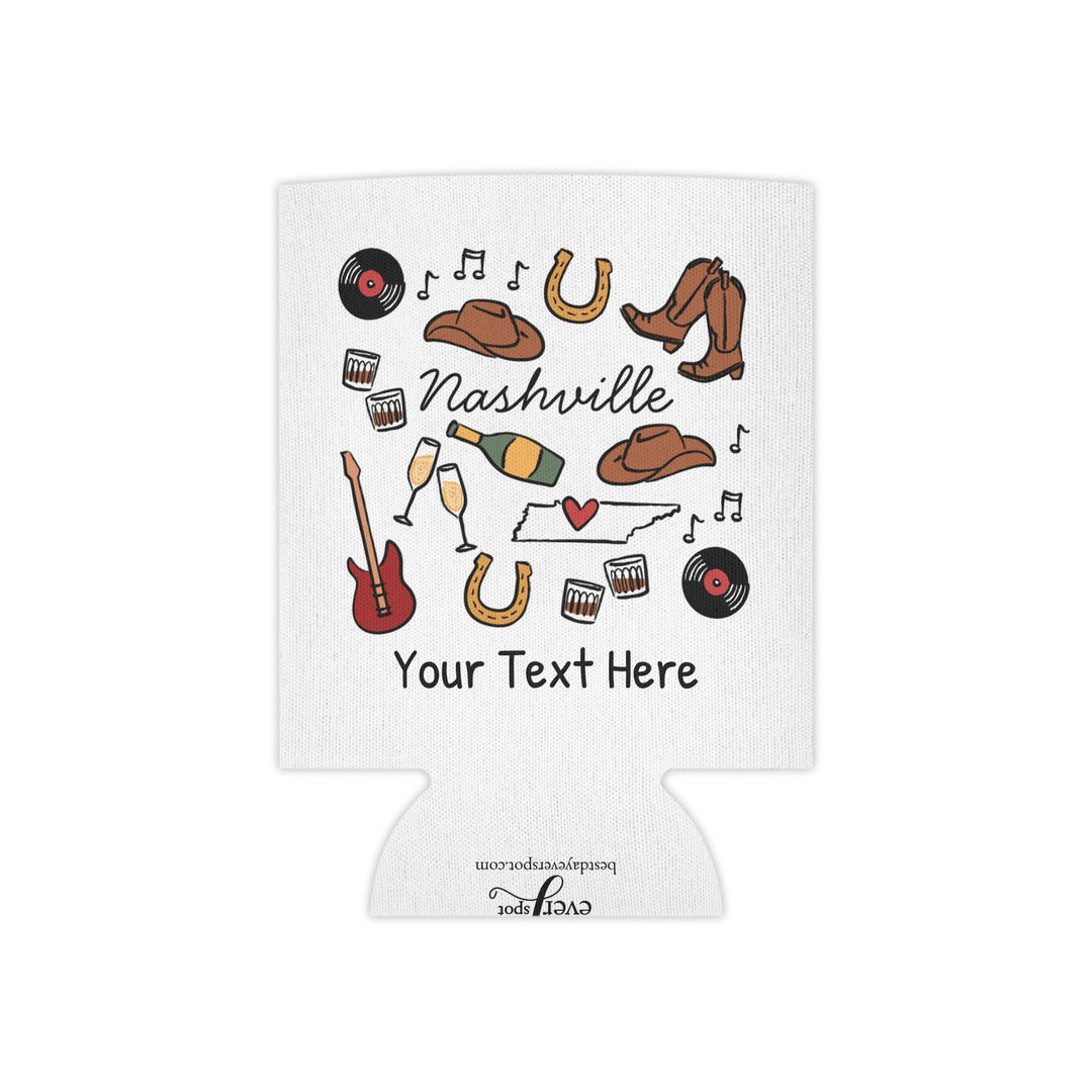 Nashville Can Cooler — Personalized Bachelorette Party Can Cooler