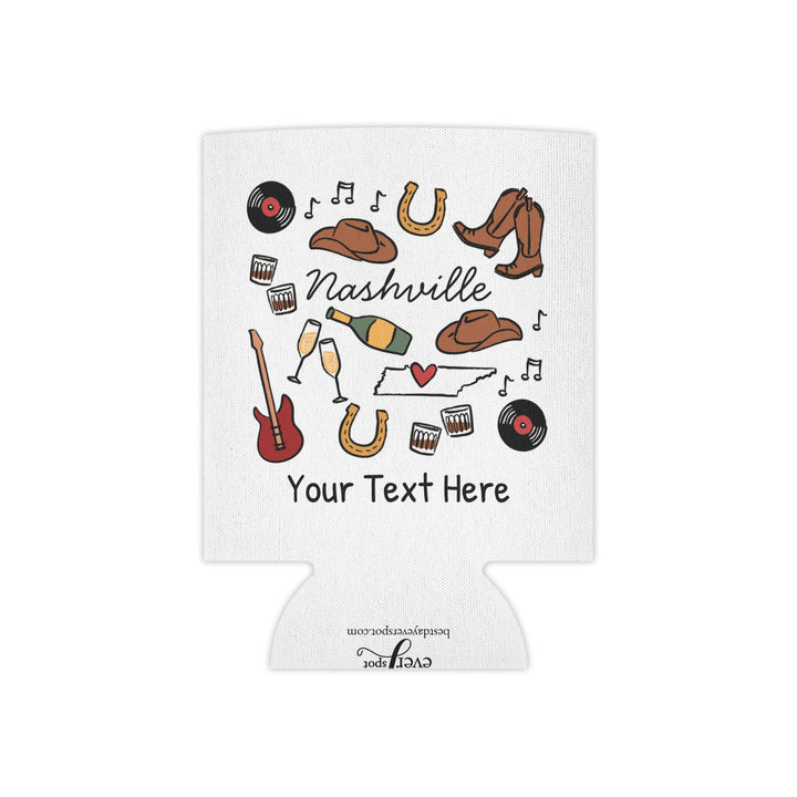 Nashville Can Cooler — Personalized Bachelorette Party Can Cooler