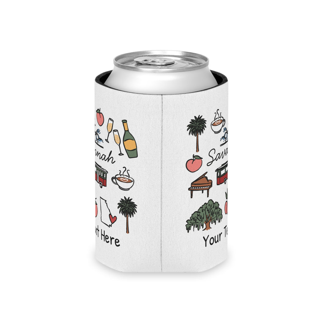 Savannah Can Cooler — Personalized Bachelorette Party Can Cooler