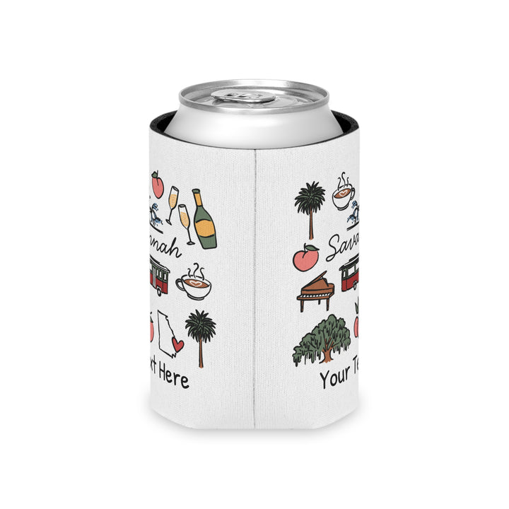 Savannah Can Cooler — Personalized Bachelorette Party Can Cooler