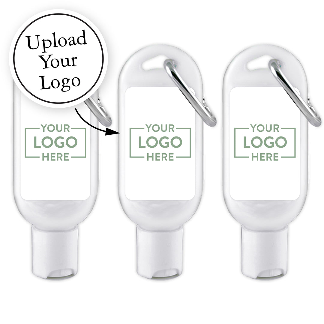 Custom Sunscreen with Carabiner, Custom Sunscreen, Personalized Sunscreen, Promotional Sunscreen Favors, Custom Party Favors