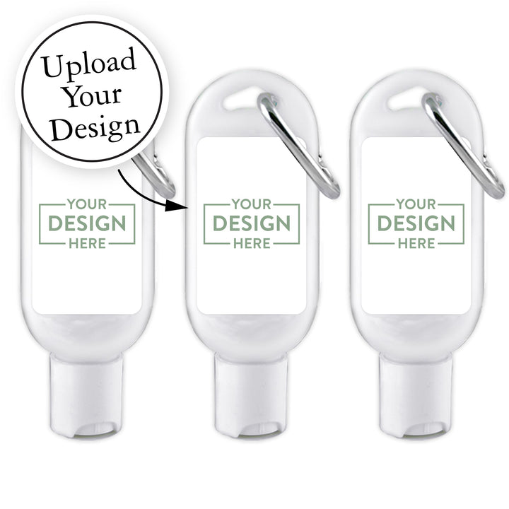 Custom Sunscreen with Carabiner, Wedding Sunscreen Favors, Custom Baby Shower Sunscreen, Personalized Birthday Party Sunscreen, Custom Party Favors (SPF 30)