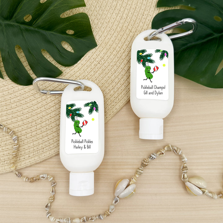 Pickleball Gift for Woman, Pickleball Party Favor, Pickleball Lovers, Sunscreen with Carabiner, Christmas Party Favors