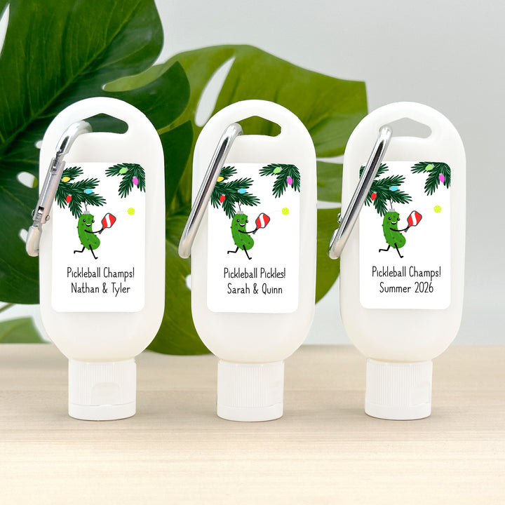 Pickleball Gift for Woman, Pickleball Party Favor, Pickleball Lovers, Sunscreen with Carabiner, Christmas Party Favors